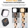 K&F CONCEPT LED vaizdo šviestuvas RGB, 2500–9900 K, 40 LED, 15 efektų, USKF34.035