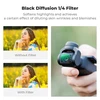 K&F CONCEPT magnetinis 4 filtrų rinkinys DJI Osmo Pocket 3/4 su plačiakampiu objektyvu FD161