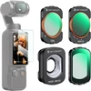 K&F CONCEPT magnetinis 4 filtrų rinkinys DJI Osmo Pocket 3/4 su plačiakampiu objektyvu FD161