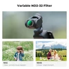K&F CONCEPT magnetinis 4 filtrų rinkinys DJI Osmo Pocket 3/4 su plačiakampiu objektyvu FD161