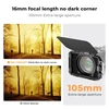 K&F Concept Matte Box Lite objektyvo šešėlinė dėžutė su anglies pluošto užsklanda, P15-SKU.2364