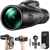 K&amp;F CONCEPT monoklis 8–32x50 su telefono laikikliu, BAK4 prizmė, FMC danga, IP66 atsparus vandeniui, KF33.083