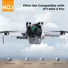 K&F CONCEPT ND/PL ir CPL filtrų rinkinys DJI Mini 5 Pro dronui, 6 vnt., SKU.1676
