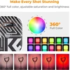 K&F CONCEPT RGB LED vaizdo lempa 2500–9900 K, CRI 96+, 21 efektas, USKF34.036V1