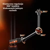 K&F CONCEPT šarnyrinė tvirtinimo rankena su spaustuku, 24,9 cm, iki 2kg, KF31.131