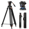 K&F CONCEPT vaizdo trikojis su skystine galvute, 191 cm, 10 kg, KF09.148