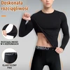 Kiiwah vyriškas termo apatinių komplektas ilgomis rankovėmis, juodas, M, 25-1P Men Thermal Underwear-BK-M