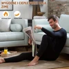 Kiiwah vyriškas termo apatinių komplektas ilgomis rankovėmis, juodas, M, 25-1P Men Thermal Underwear-BK-M