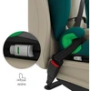 Kinderkraft automobilinė kėdutė Junior Fix 2 Pro 100–150 cm su ISOFIX, žalia KCJUFI20GRE000N