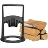 Kindling Cracker malkų skaldytuvas, žaliavinės geležies rėmas, 4.8kg, juodos spalvos