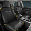 kingphenix priekinių automobilinių sėdynių užvalkalai iš odos su 4D tinkleliu