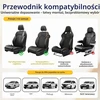 kingphenix priekinių automobilinių sėdynių užvalkalai iš odos su 4D tinkleliu