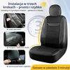 kingphenix priekinių automobilinių sėdynių užvalkalai iš odos su 4D tinkleliu