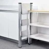 KINGRACK aliuminio trijų pakopų sulankstoma kopėčių laipteliai, 150 kg, 89 cm, sidabrinė