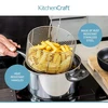 Kitchen Craft KitchenCraft gruzdintuvės puodas su krepšeliu ir dangčiu, indukcinėms kaitlentėms, KCCHIPLRG