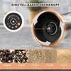 KitchenBoss rankiniai druskos ir pipirų malūnėliai su keraminiu mechanizmu, 2 vnt., G732