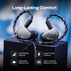 Kiwi Ears į ausis įdedamos laidinės IEM ausinės su mikrofonu, 10 mm, Cadenza II