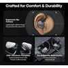 Kiwi Ears į ausis įdedamos laidinės IEM ausinės su mikrofonu, 10 mm, Cadenza II