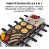 Klarstein raclette ir fondiu grilis Fonduelette XL 3 viename, 1650 W, 12 asmenų