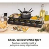 Klarstein raclette ir fondiu grilis Fonduelette XL 3 viename, 1650 W, 12 asmenų