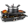 Klarstein stalo raclette grilis su fondiu rinkiniu, 1100 W, 8 keptuvėlėmis, Entrecote