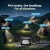 Klarus HM1 LED prožektorius ant galvos, 440 lm, IPX6, USB-C įkrovimas, judesio jutiklis