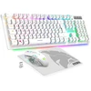 Klaviatūra Empire Gaming belaidis žaidimų klaviatūros ir pelės rinkinys 2,4 GHz, QWERTZ, 4800 DPI Armor RF800