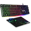 Klaviatūra EMPIRE GAMING žaidimų klaviatūros, pelės ir kilimėlio rinkinys RGB AZERTY 2400 DPI OE-KM-158