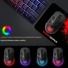 Klaviatūra KUIYN laidinis žaidimų klaviatūros, pelės ir kilimėlio rinkinys su RGB
