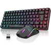 Klaviatūra RedThunder belaidis žaidimų klaviatūros ir pelės rinkinys 2,4 GHz QWERTZ, 85 klavišai, K84