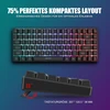Klaviatūra RedThunder belaidis žaidimų klaviatūros ir pelės rinkinys 2,4 GHz QWERTZ, 85 klavišai, K84