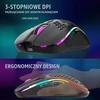 Klaviatūra RedThunder belaidis žaidimų klaviatūros ir pelės rinkinys 60%, QWERTZ, RGB, 2,4 GHz K62