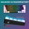 Klaviatūra RedThunder laidinis žaidimų klaviatūros ir pelės rinkinys, 62 klavišų QWERTZ, RGB, 7200 DPI