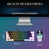 Klaviatūra RedThunder laidinis žaidimų klaviatūros ir pelės rinkinys, 62 klavišų QWERTZ, RGB, 7200 DPI