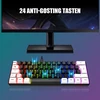 Klaviatūra RedThunder laidinis žaidimų klaviatūros ir pelės rinkinys, 62 klavišų QWERTZ, RGB, 7200 DPI