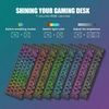 Klaviatūra RedThunder laidinis žaidimų klaviatūros ir pelės rinkinys RGB, 62 klavišai, 7200 DPI, K62
