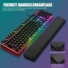 Klaviatūra RedThunder žaidimų klaviatūros ir pelės rinkinys RGB, QWERTZ, laidinis k10