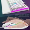 Klaviatūra RedThunder žaidimų klaviatūros ir pelės rinkinys K10 QWERTZ, RGB apšvietimas, 7200 DPI