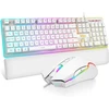 Klaviatūra RedThunder žaidimų klaviatūros ir pelės rinkinys K10 QWERTZ, RGB apšvietimas, 7200 DPI