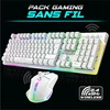 Klaviatūra Spirit Of Gamer belaidis žaidimų klaviatūros ir pelės rinkinys 2,4 GHz RGB ULTIMATE 600