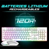 Klaviatūra Spirit Of Gamer belaidis žaidimų klaviatūros ir pelės rinkinys 2,4 GHz RGB ULTIMATE 600