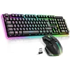 Klaviatūra Spirit Of Gamer belaidis žaidimų klaviatūros ir pelės rinkinys 2,4 GHz QWERTZ Ultimate 600