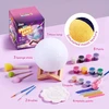 Klever Kits mėnulio lempos dažymo rinkinys su akriliniais dažais, 18 dalių, 60113