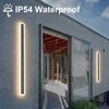 Klighten LED sieninis šviestuvas, IP54, 35 W, 121,5 cm, akrilas ir geležis, tamsiai pilkas, HW603-35 W-3000 K