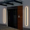 Klighten LED sieninis šviestuvas, IP54, 35 W, 121,5 cm, akrilas ir geležis, tamsiai pilkas, HW603-35 W-3000 K