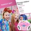 KLIM Candy Kids vaikiškas nešiojamas CD grotuvas su FM radiju, 13 W, rožinis, KCDY