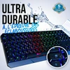 KLIM Chroma žaidimų klaviatūra USB-A, RGB apšvietimas, AZERTY FR išdėstymas, k905_SML
