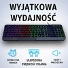 KLIM Chroma žaidimų klaviatūra USB-A, RGB apšvietimas, AZERTY FR išdėstymas, k905_SML
