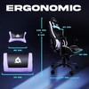 KLIM eSport ergonominė žaidimų kėdė su 4D porankiais ir atlošimu iki 160°