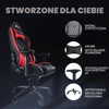 KLIM eSports žaidimų kėdė su reguliuojamais porankiais ir 160° atlošu, raudona, KLIM Chair